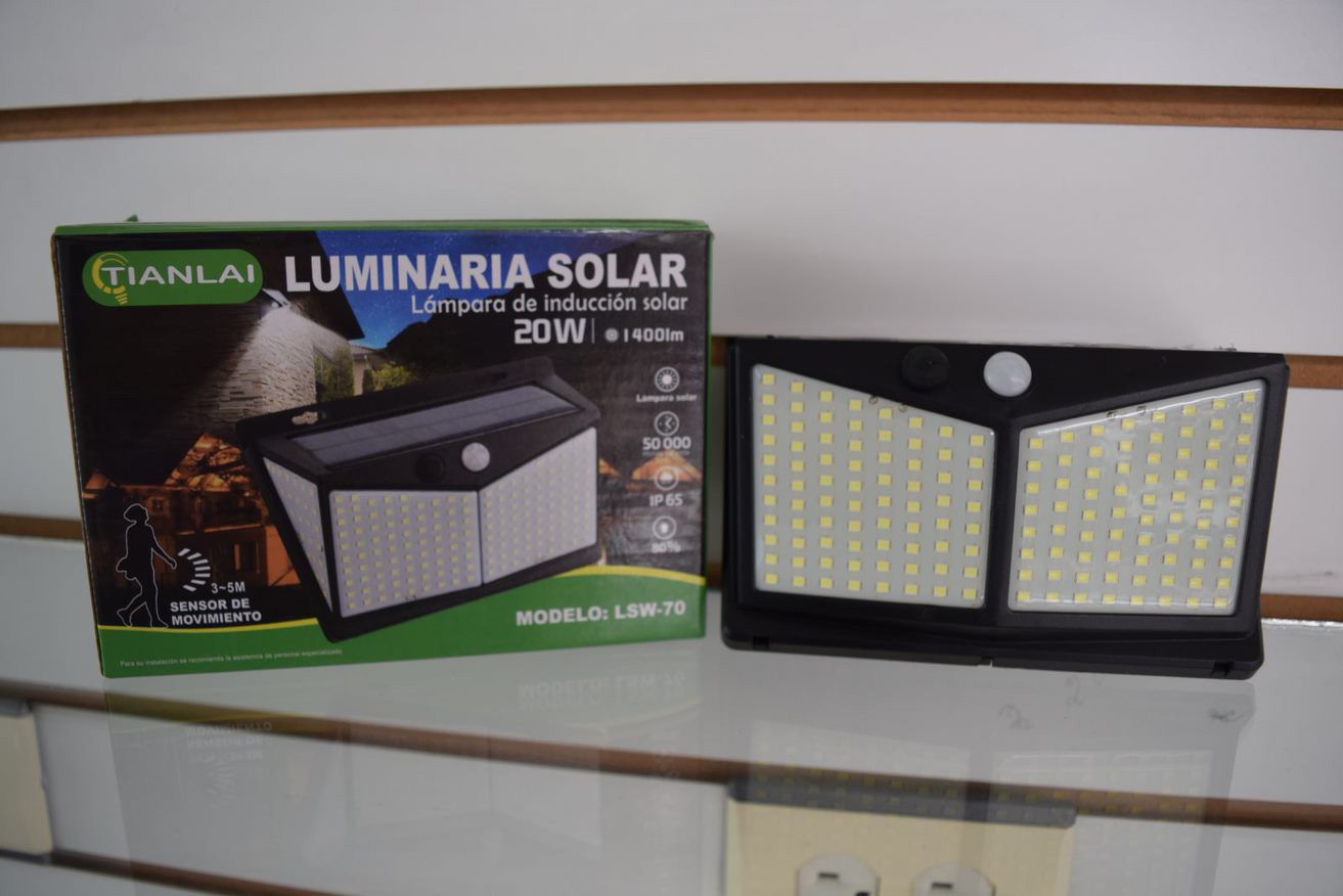 LUMINARIA SOLAR 20W