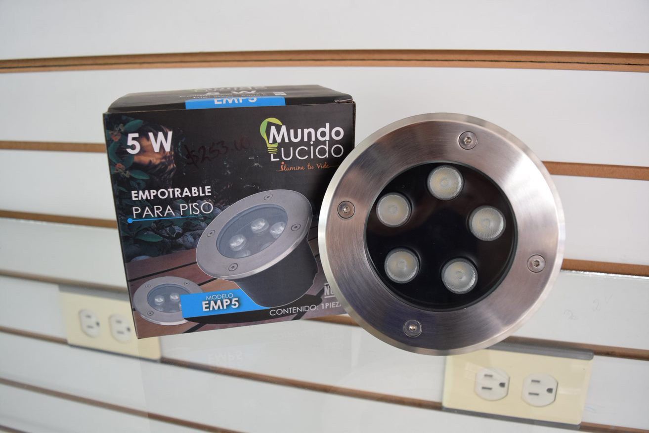 LUMINARIO EMPOTRADO DE PISO 5W 6500K