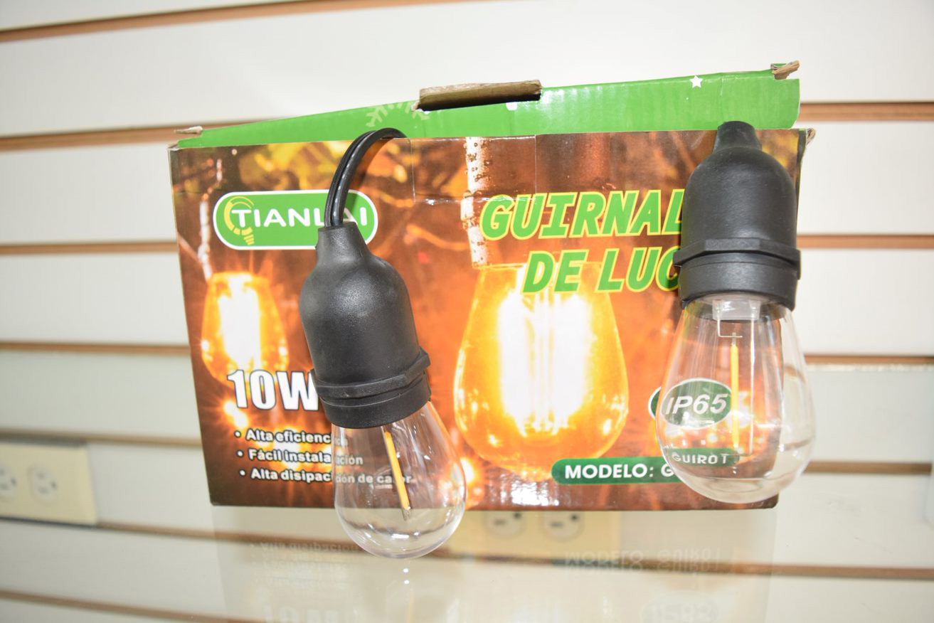 SERIE VINTAGE INCLUYE 10 FOCOS IP65 10W