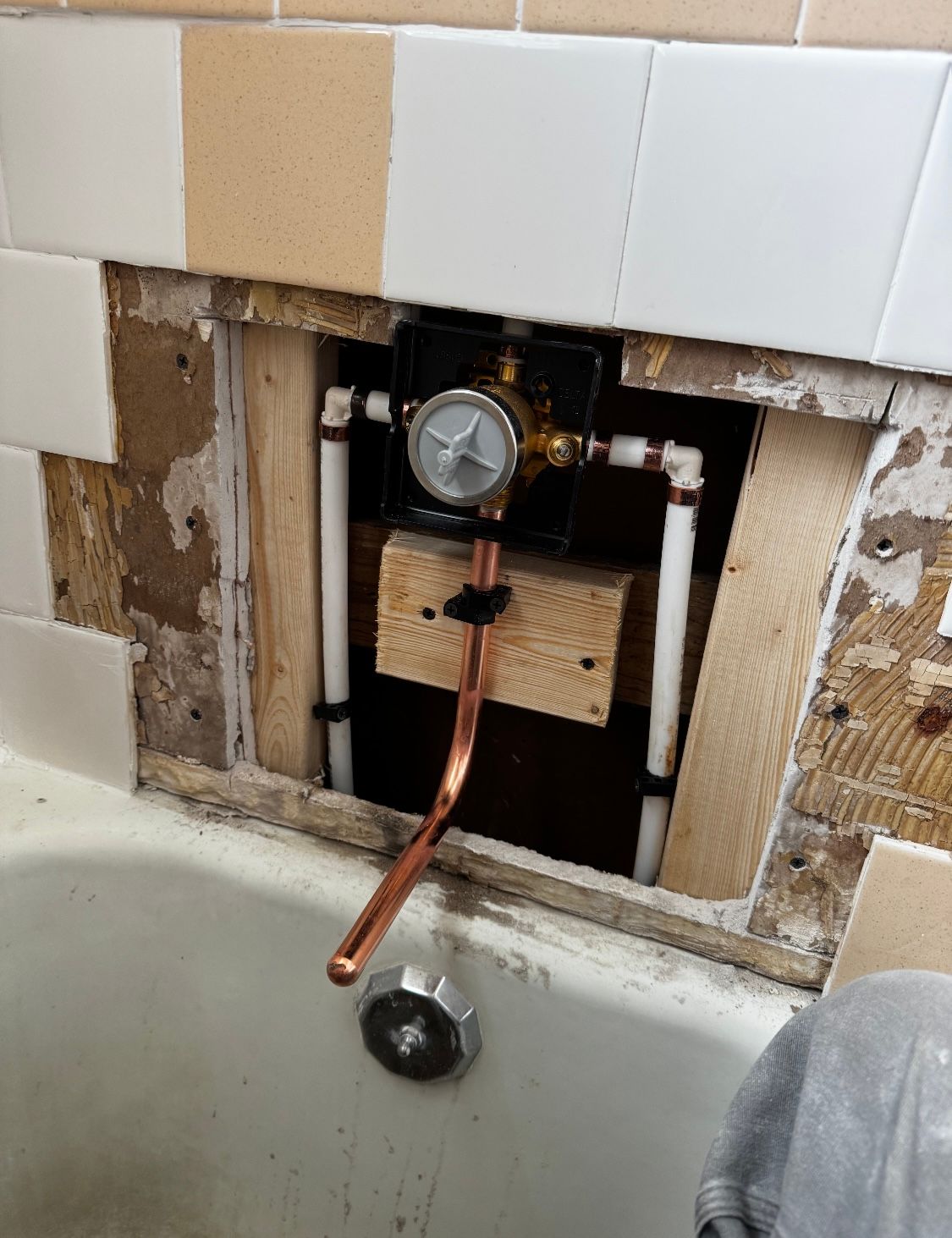 A new bathroom fixture installation in Charlottesville, VA by Quality Plumbing