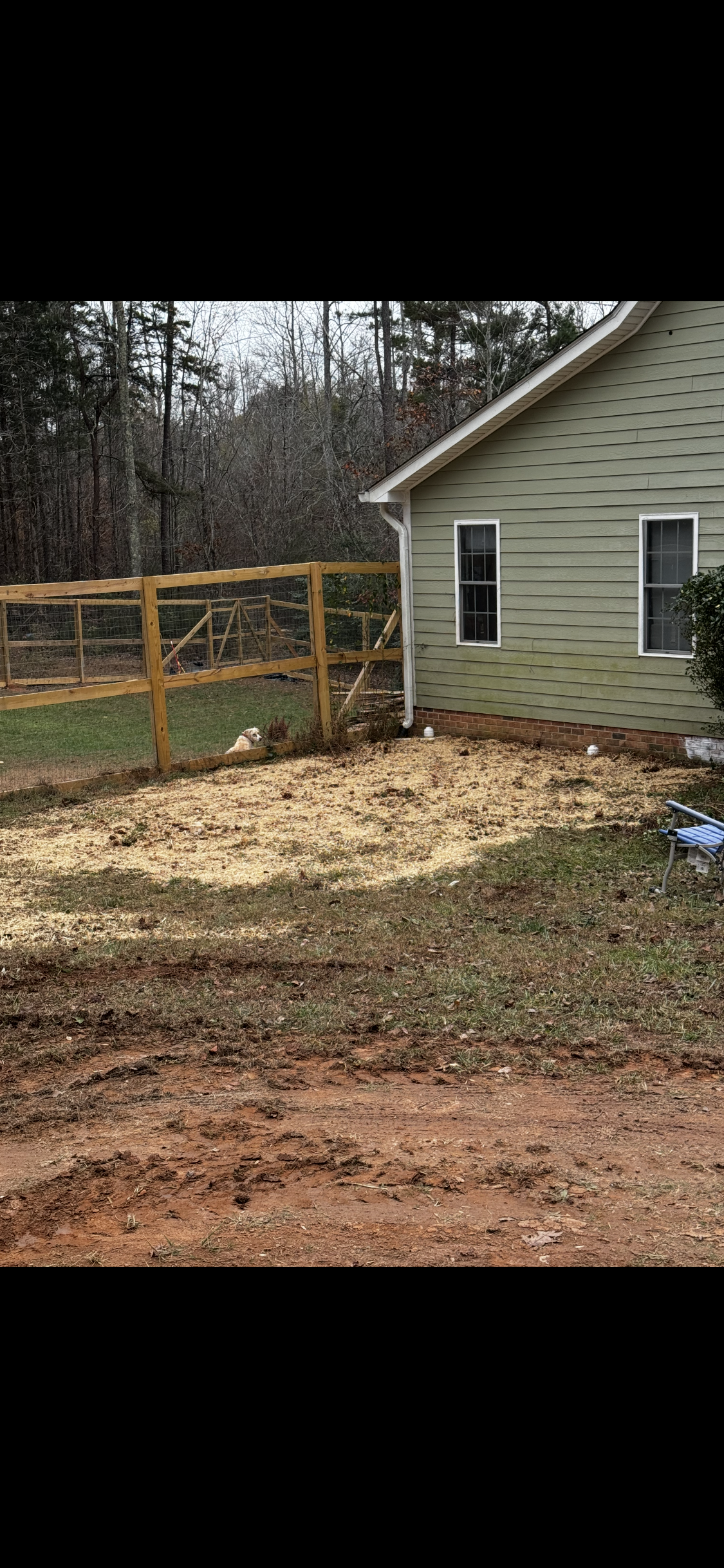 A exterior water service line in Charlottesville, VA by Quality Plumbing