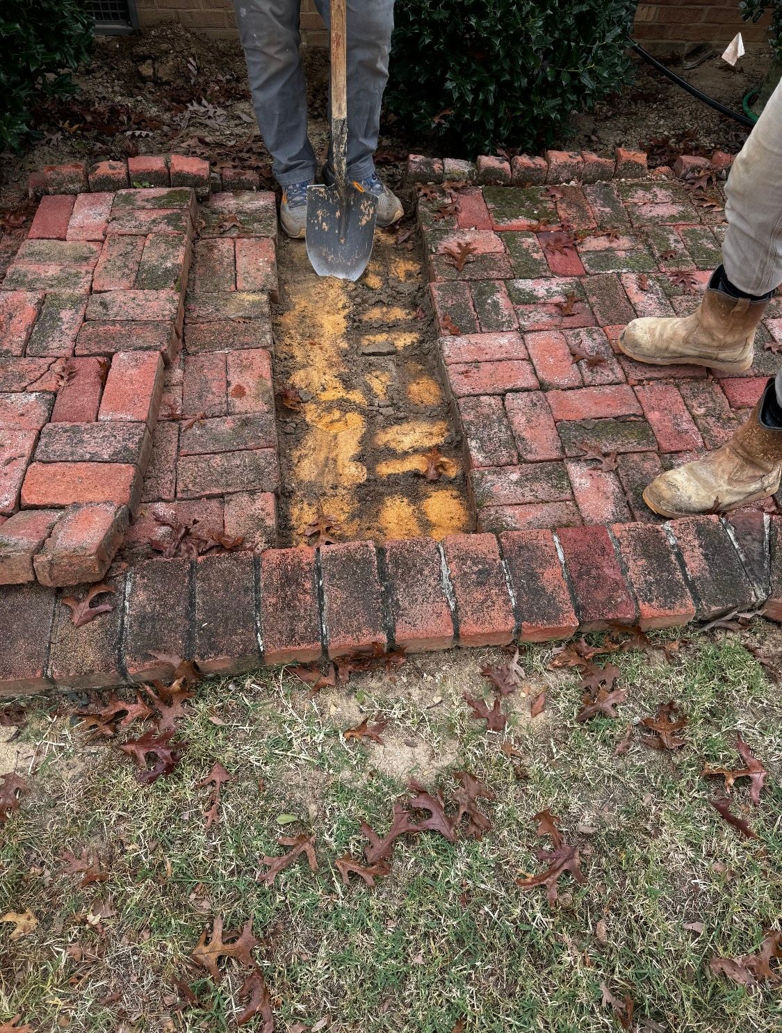 A water line service in Charlottesville, VA by Quality Plumbing
