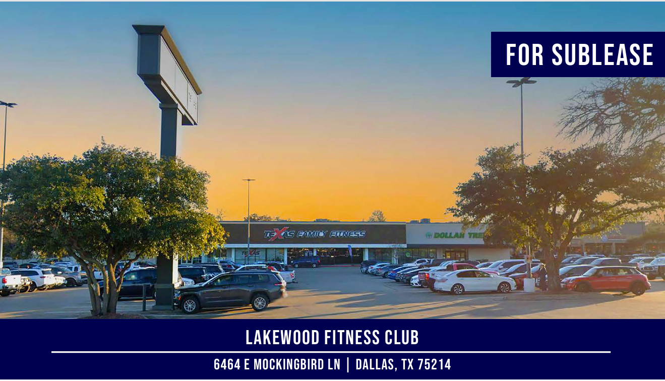 Lakewood Fitness Club building with parked cars, 