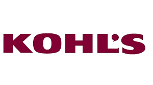 Kohl's logo in dark red text on a white background.