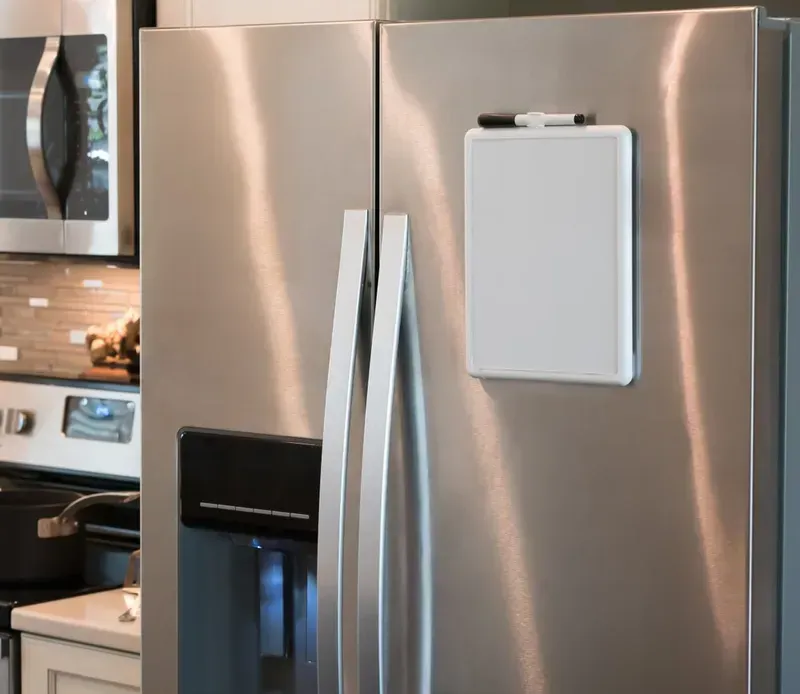 Blank Magnetic Dry-erase Whiteboard With a Marker Attached — Eurocoast Appliance Service In Tuggerah, NSW