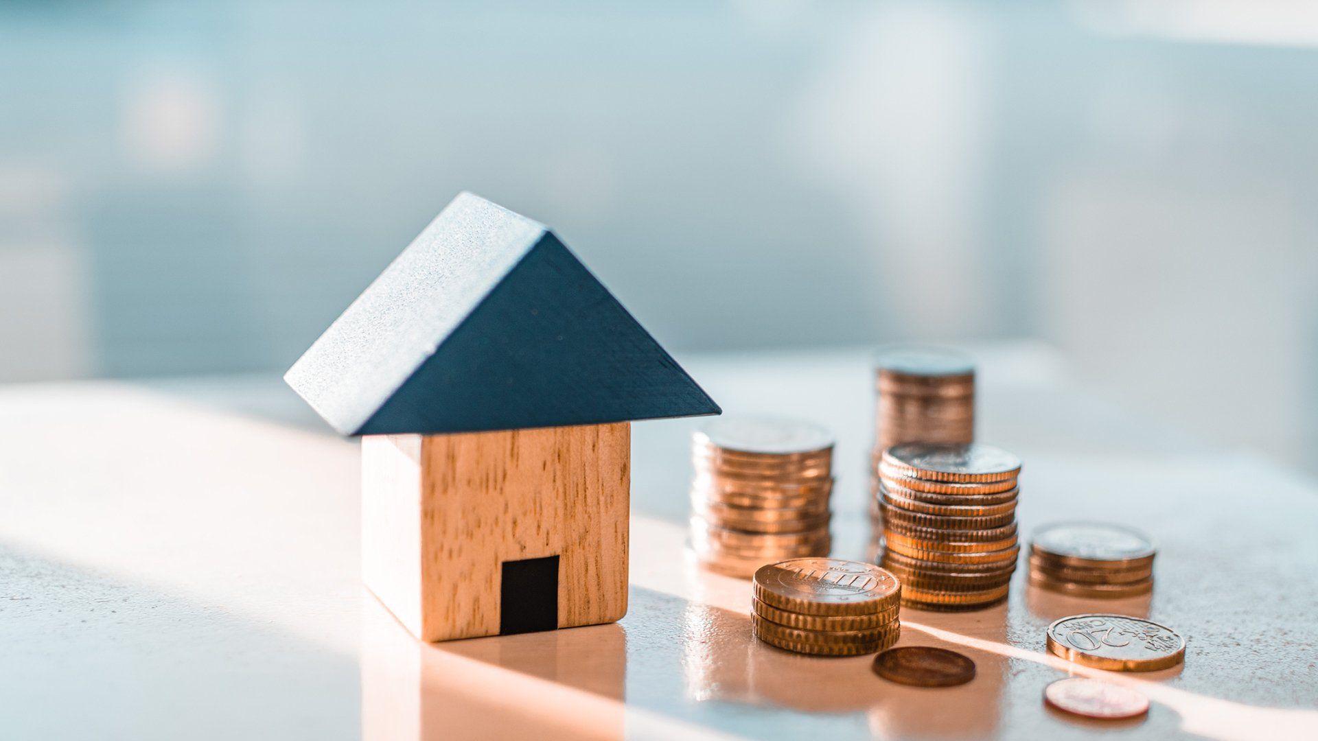 Small House Model With Coins — Whittier, CA — MAP Property Management