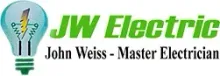 The logo for jw electric john weiss master electrician
