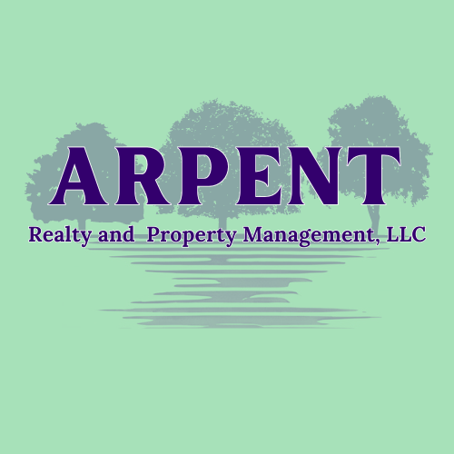 The logo for arpent realty and property management llc