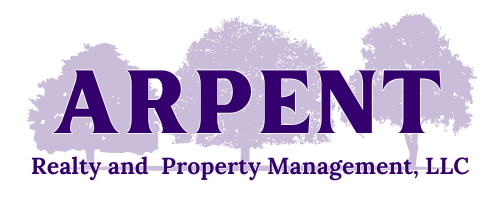 The logo for arpent realty and property management llc