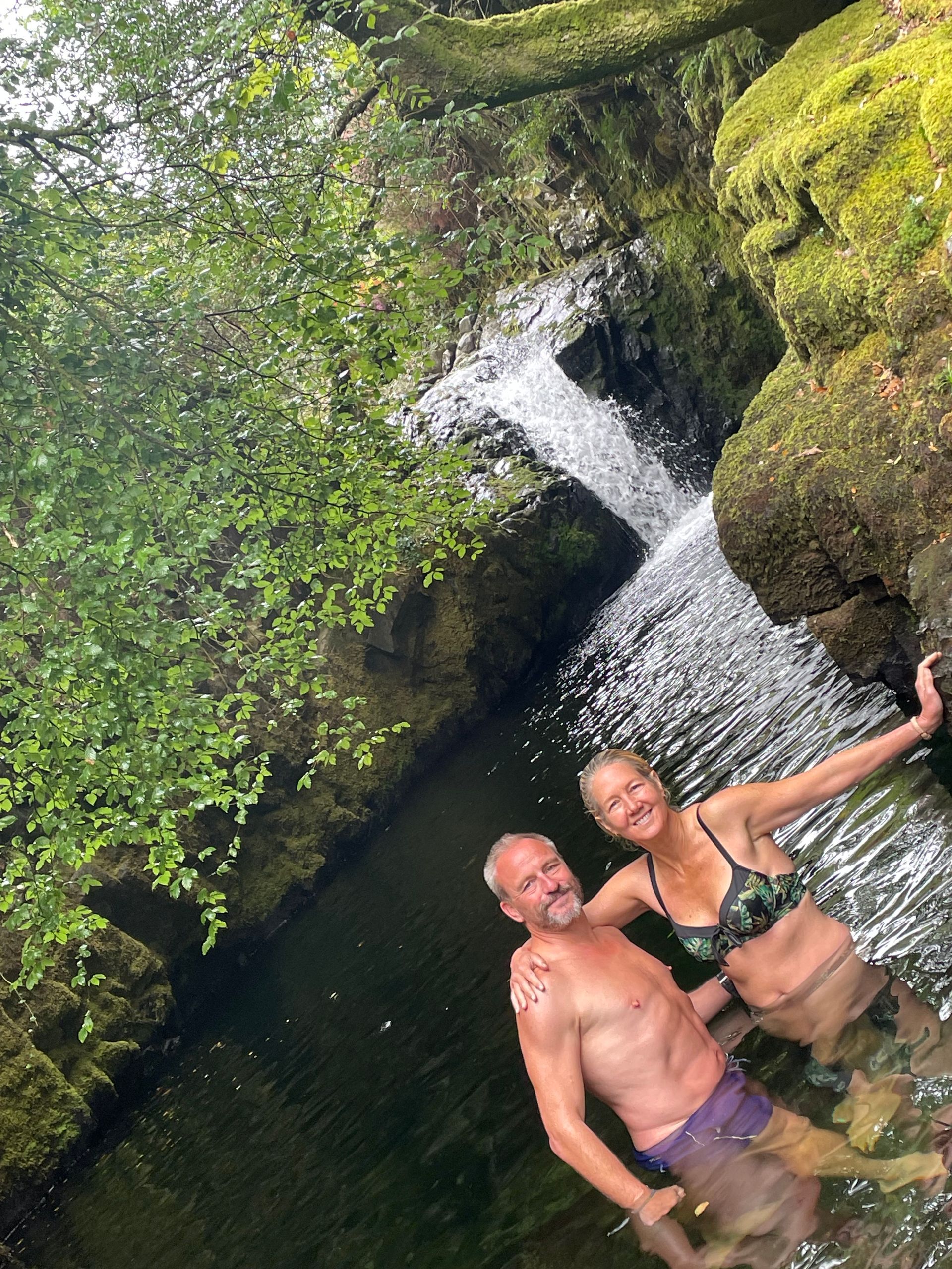 Aberdyfi Holiday waterfall