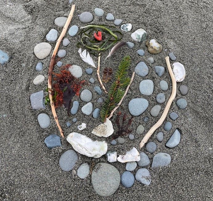 Beach mandala