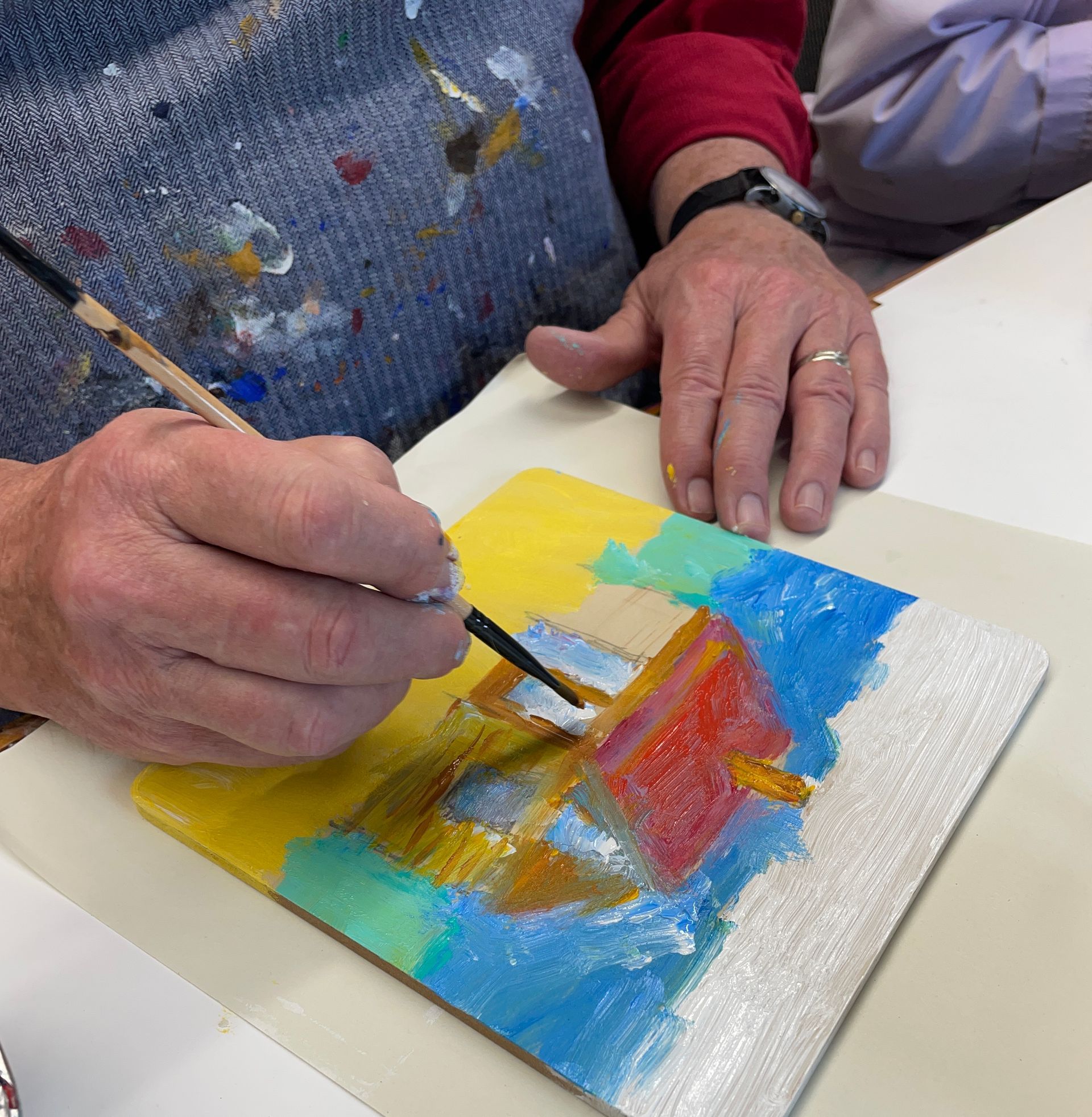 Art Play class Margaret McKenzie