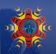 Loretta Antoine Eclipse indigenous art silkscreen print