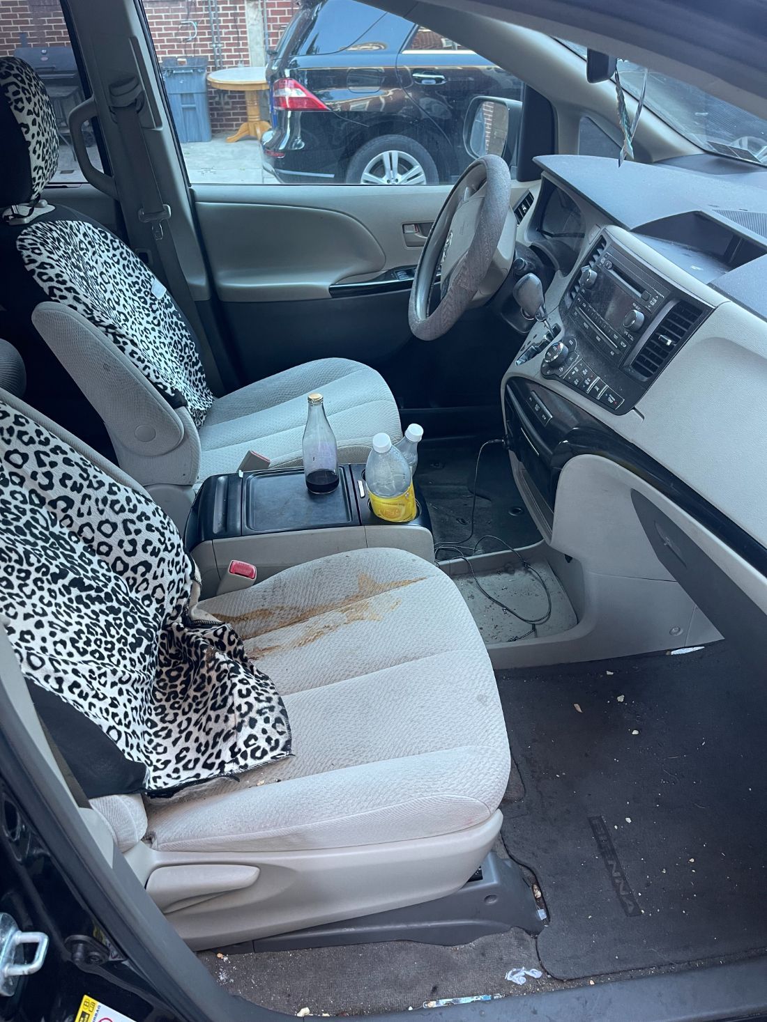 Before picture of a mobile car detailing in Philadelphia.