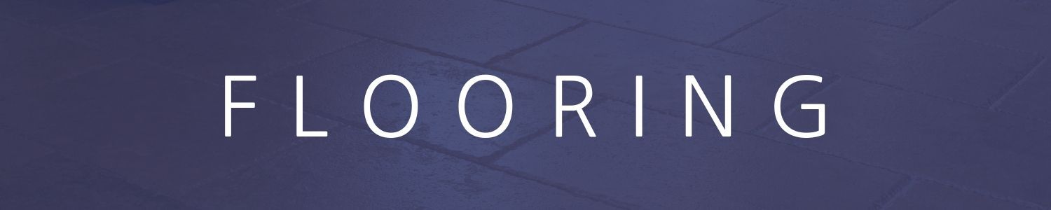 White “FLOORING” text on a dark purple background.