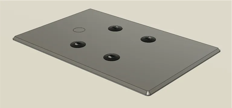 Ochno Table Plate Carrier O-TPC-280X184-AL-4