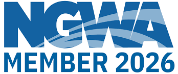 Blue and light blue NGWA logo with the text 