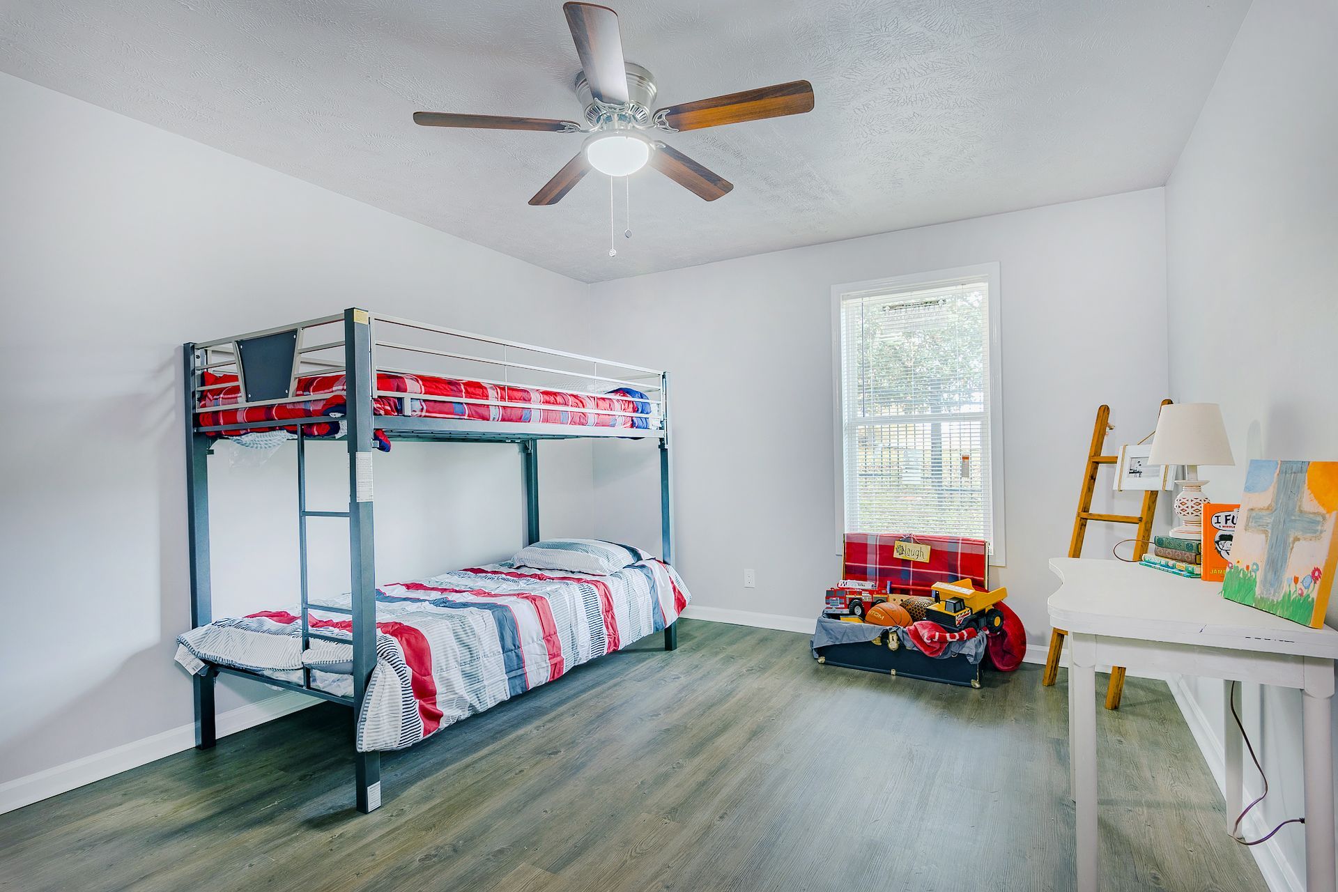 Staged bedroom