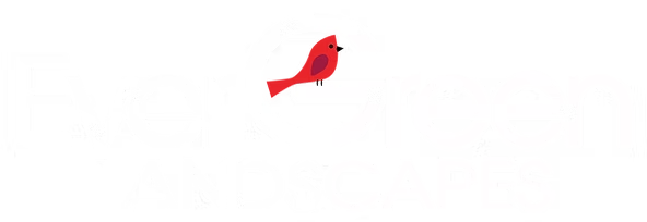 Red cardinal bird above white text.