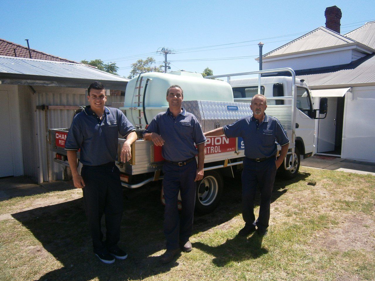 Group Photo With truck