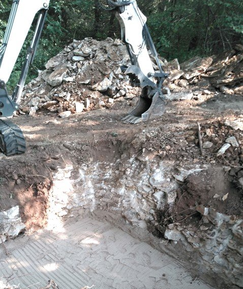 Excavation Site — Deerbourne, MO — Carl’s Septic Tank & Excavating Excavation Site — Deerbourne, MO — Carl’s Septic Tank & Excavating