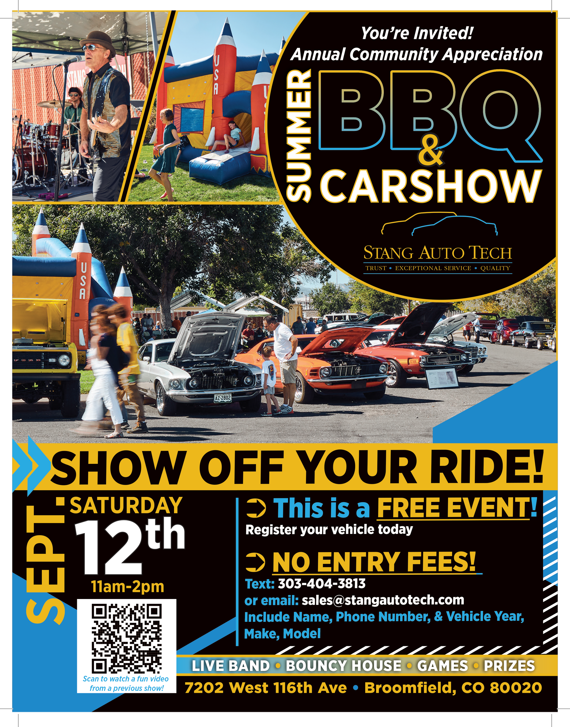 Carshow Flyer | Stang Auto Tech