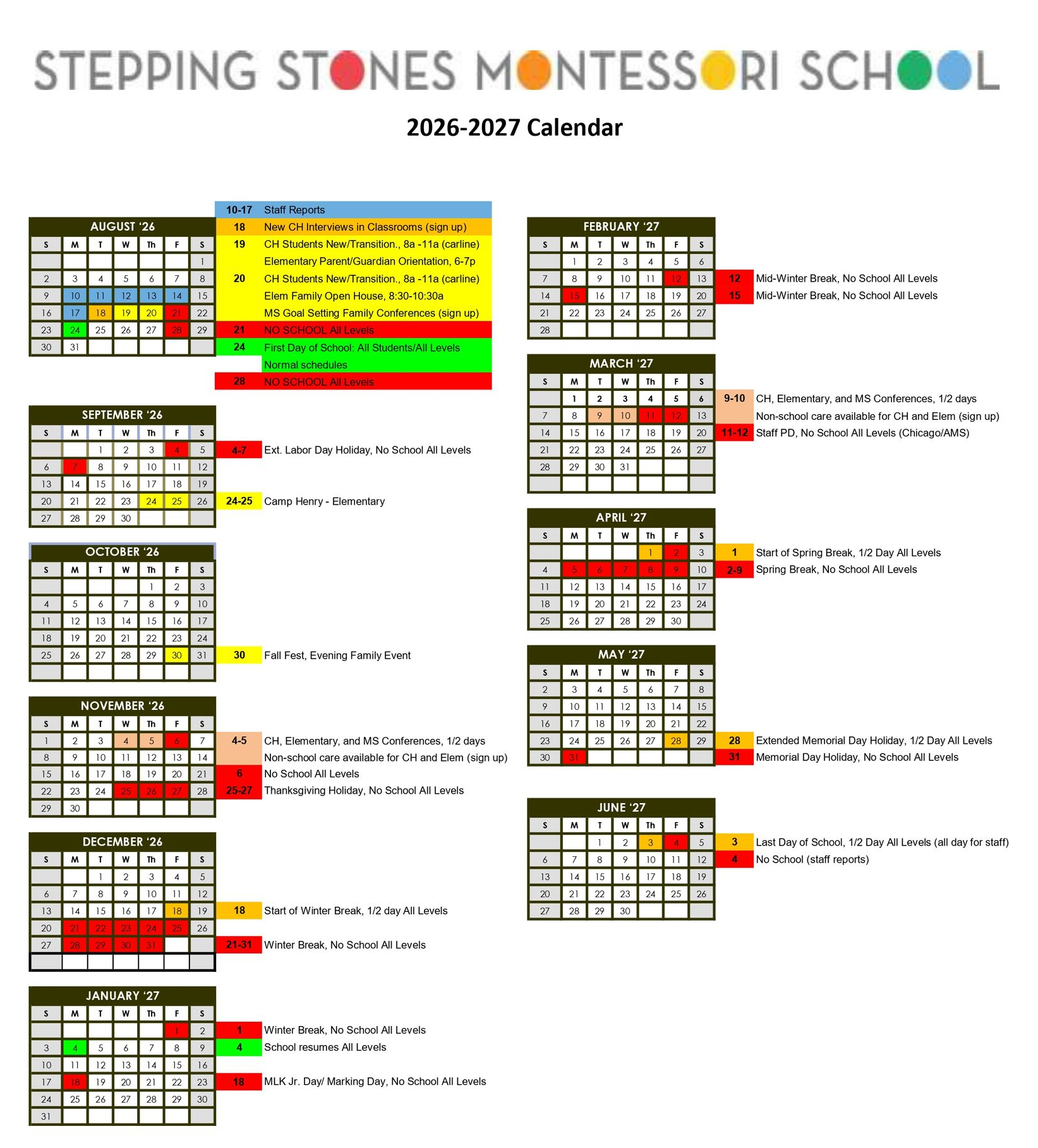 calendar