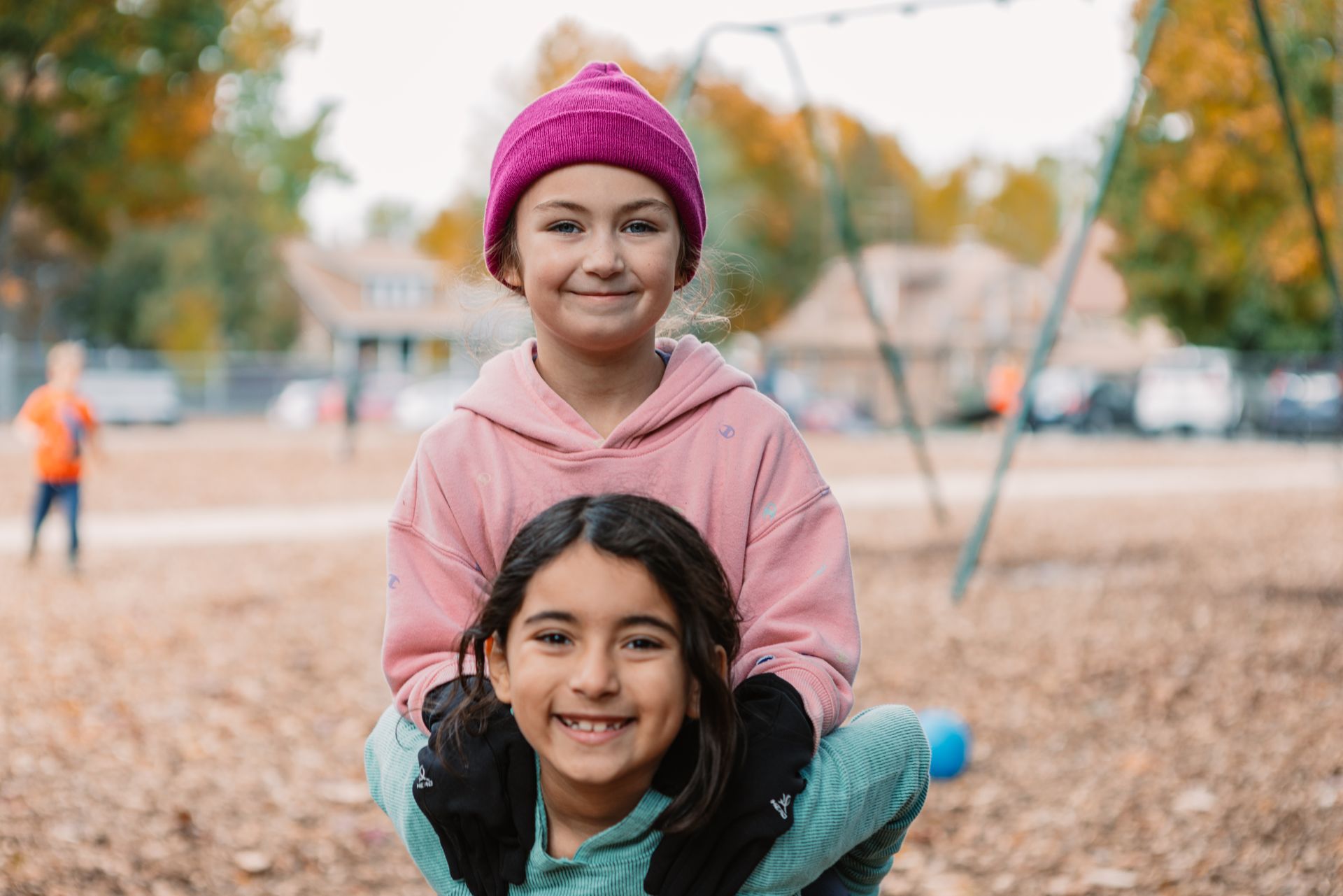 Lona and Mayaner outdoors
