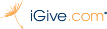 IGive.com logo with orange starburst icon and blue-and-orange text on white background