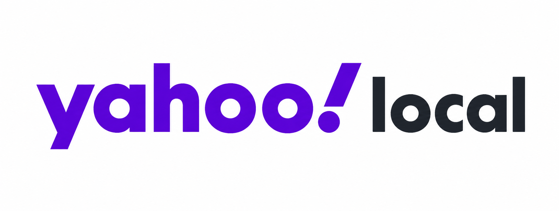 Yahoo! Local logo in purple and black text