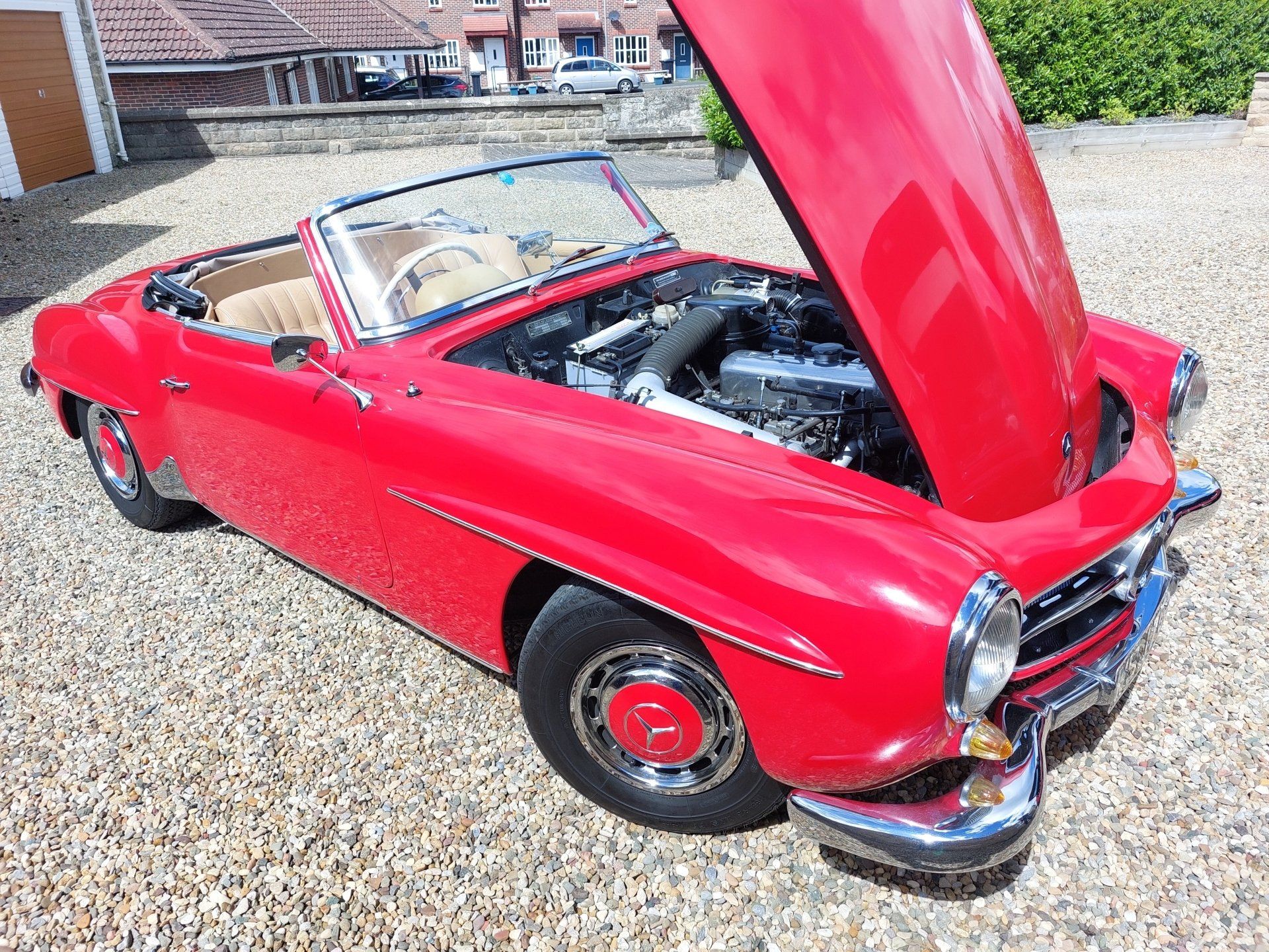 Tuning a classic 1950's Mercedes 190SL by AG Classic Car Tuning