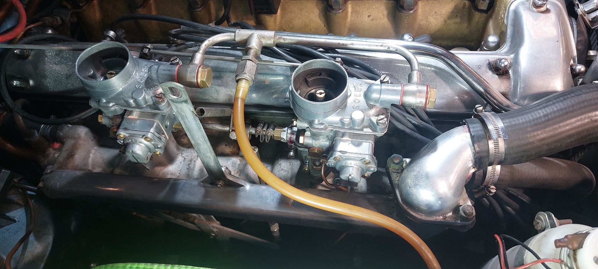 AG Classic Car Tuning - Specialist mobile tuning of Classic Cars Jaguar MK2 2.4 Solex Overhaul