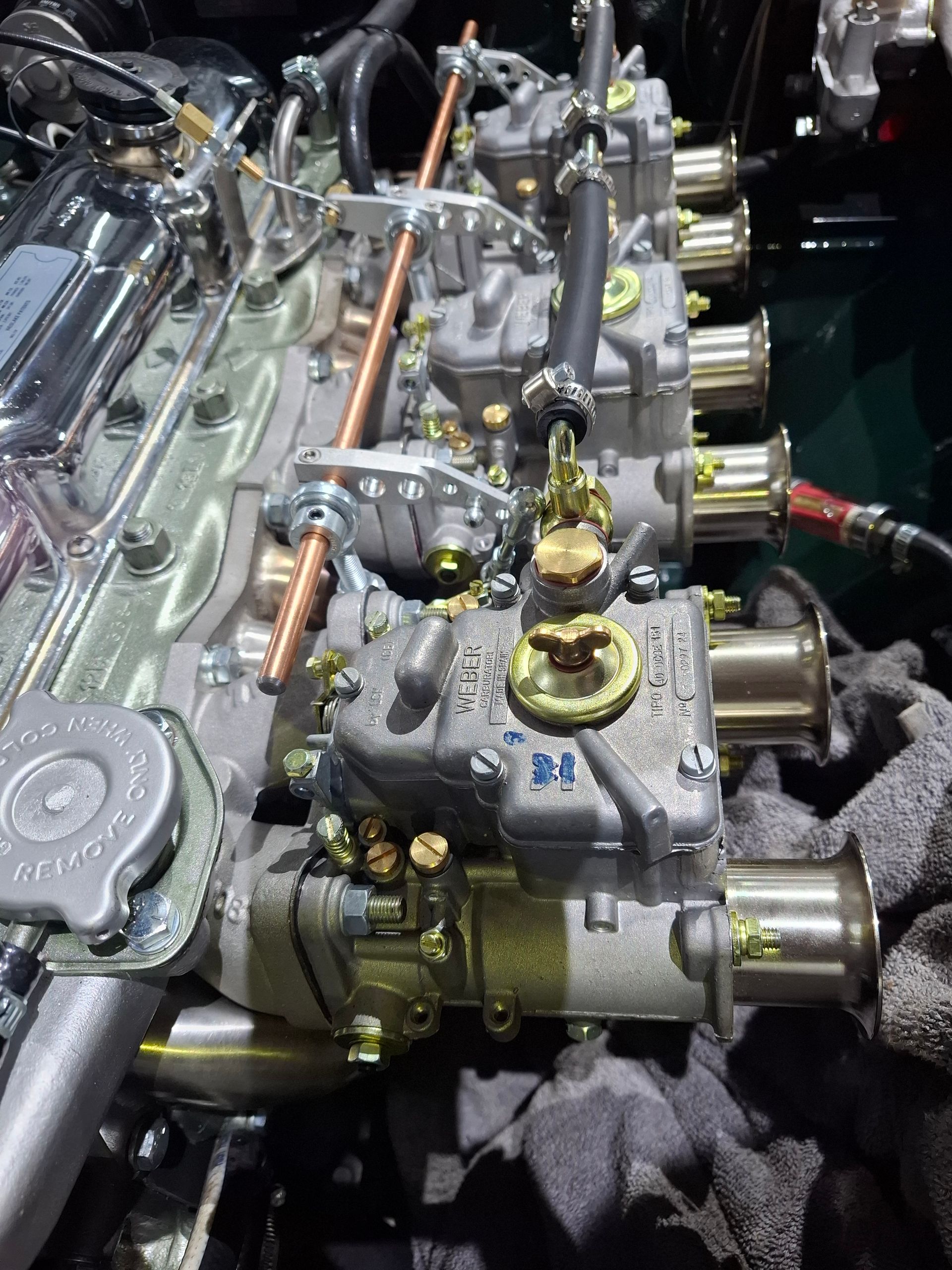 MGC 3.0 Straight 6 with triple 40 DCOE Webers