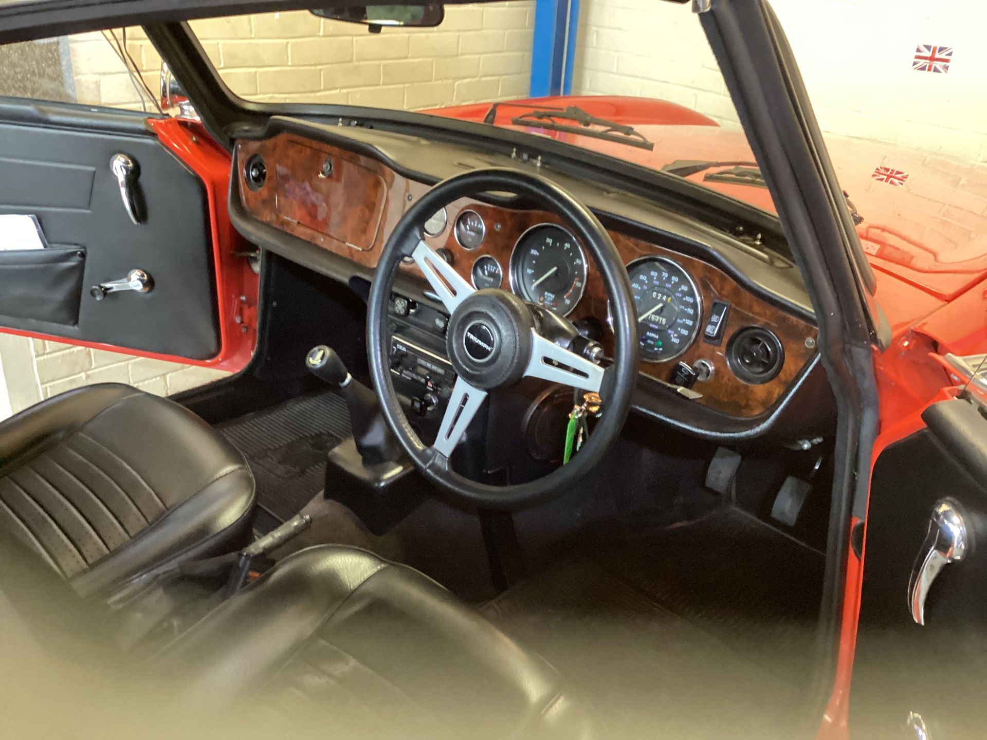 Triumph TR6 Interior...spotless.