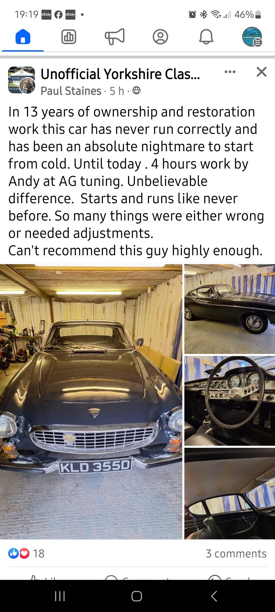 Volvo P1800S Tuning - Tuning by AG Classic Car Tuning