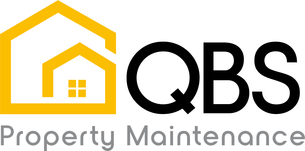 Logo with yellow house graphic and black text