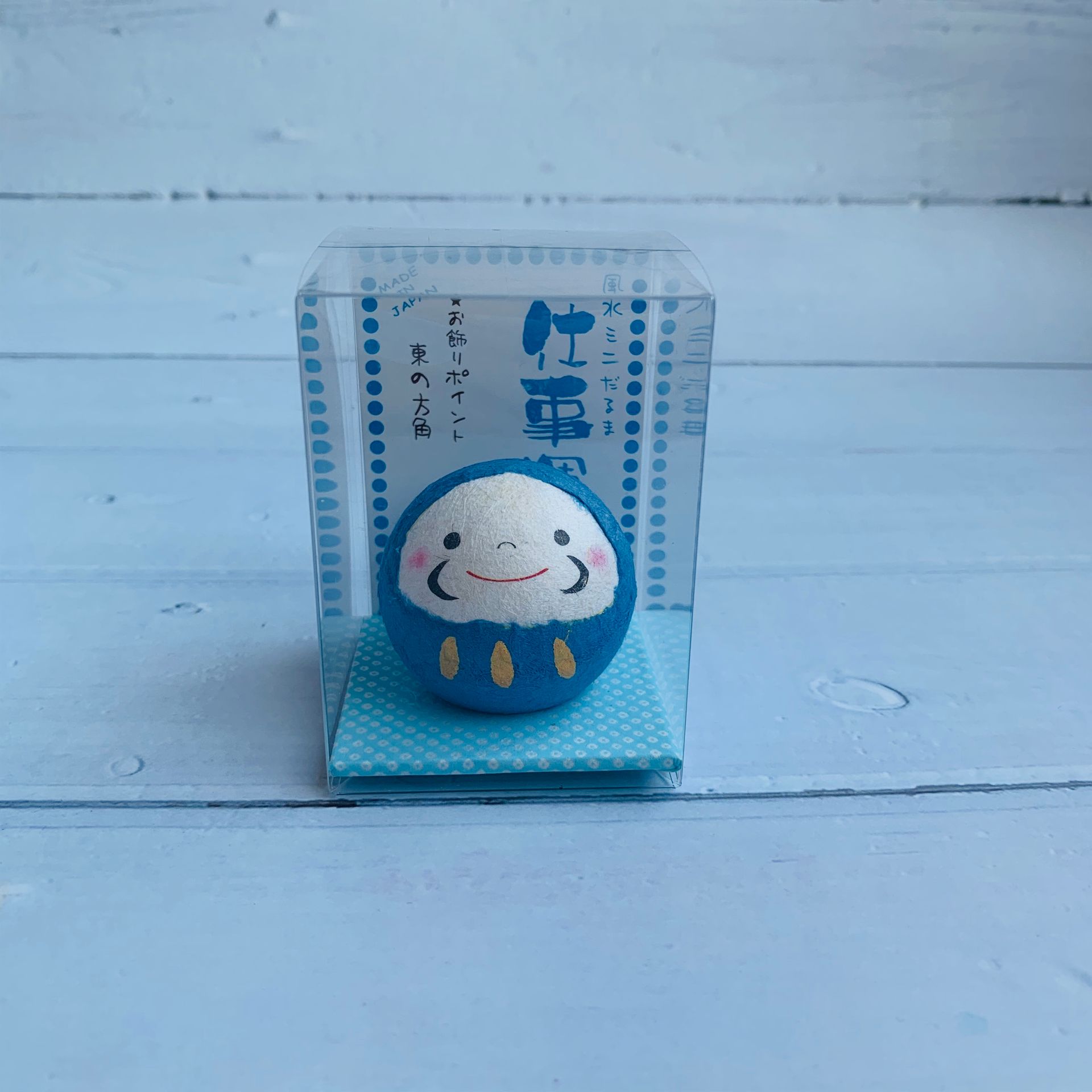 風水達摩(事業運)-和紙達摩吉祥物