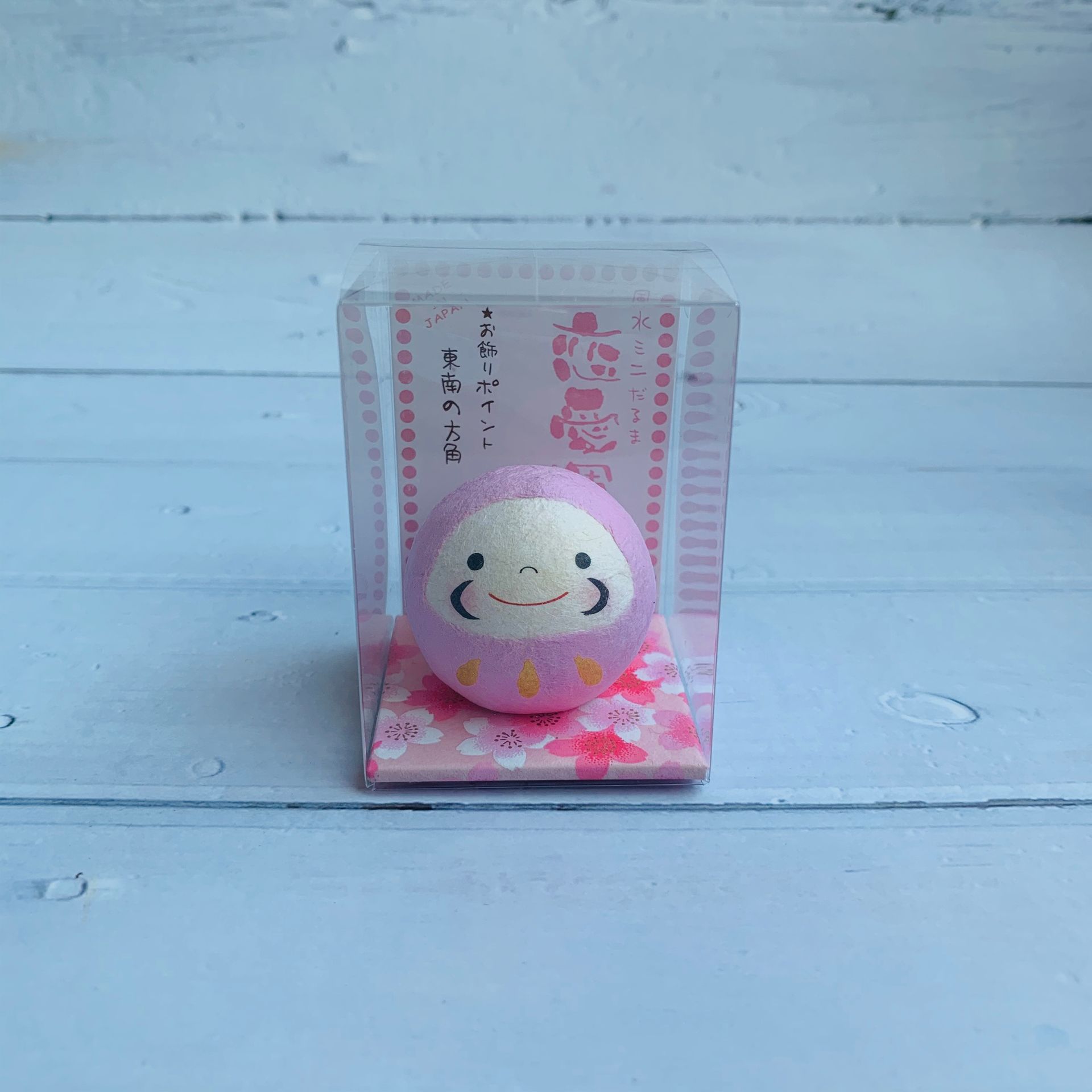 風水達摩(戀愛運)-和紙達摩吉祥物