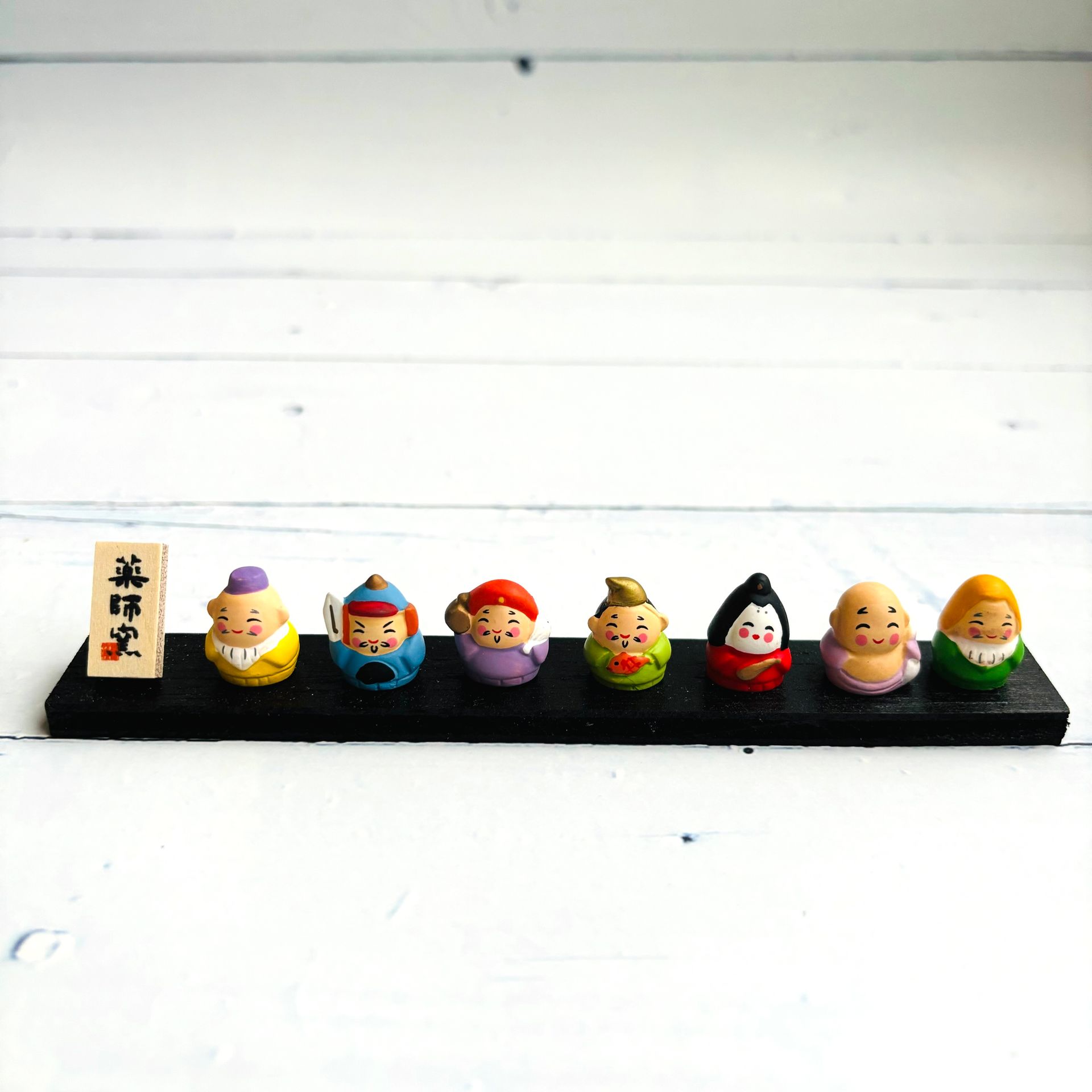 Colorful Seven Lucky Gods - Small - Japanese Auspicious Charms