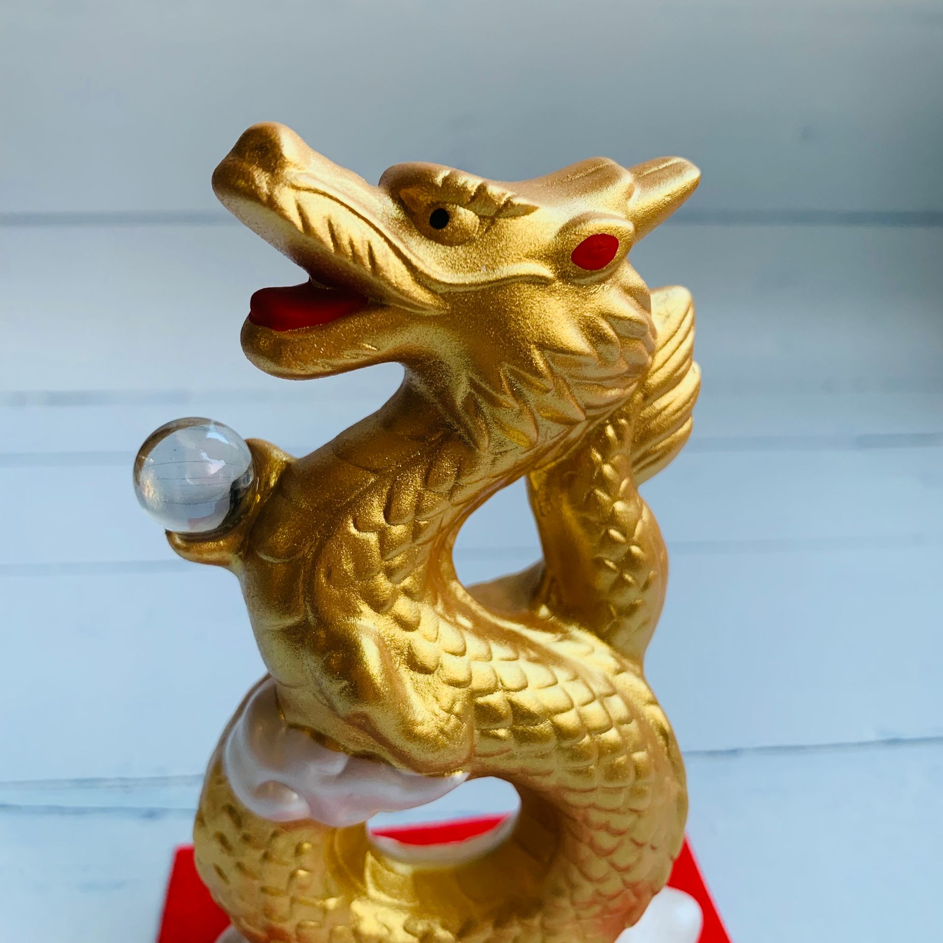 [Dragon] Auspicious Dragon - Rising Dragon - Small Dragon - Dragon Mascot - Wealth, Wisdom, Career Success, Smooth Sailing and Peace