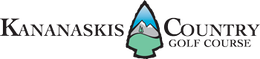 A logo for a golf course called kanaskis country golf course