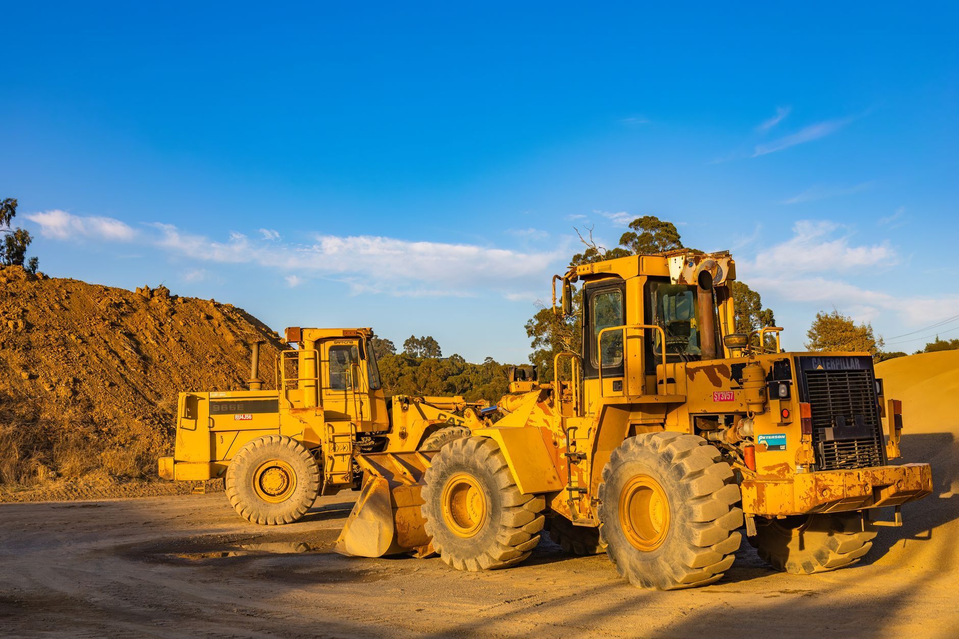 Mobile diesel mechanic servicing mining equipment at a remote Pilbara worksite
