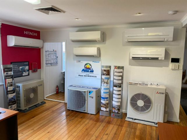 Display of Air Conditioning Units— Frigid-Air PTY Ltd In Lennox Head, NSW
