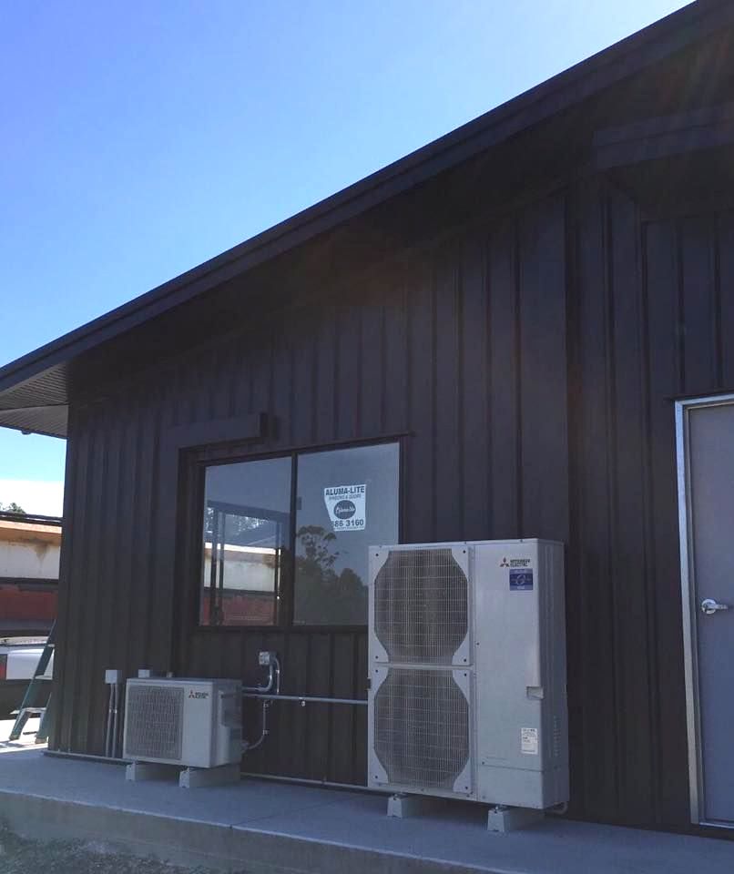 A Commercial Air Conditioning Unit Outside A Commercial Building — Frigid-Air PTY Ltd In Lennox Head, NSW