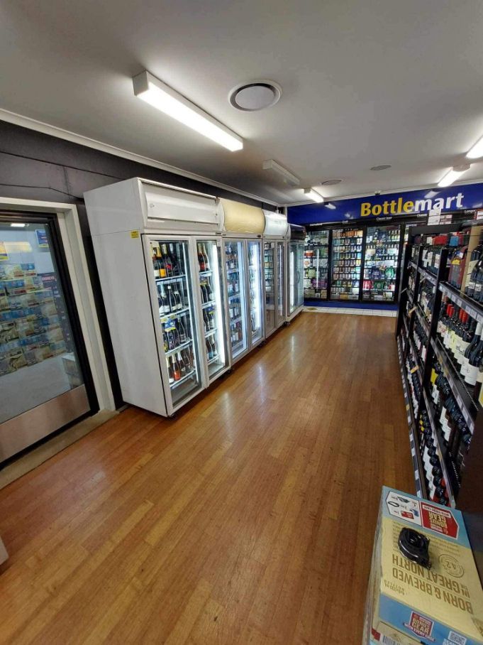 The Inside Of A Liquor Store With A Lot Of Fridges And Shelves — Frigid-Air PTY Ltd In Lennox Head, NSW