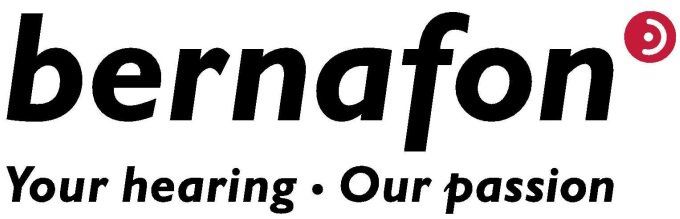 Bernafon logo with tagline