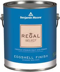 Benjamin moore regal select eggshell finish is a premium interior paint and primer.