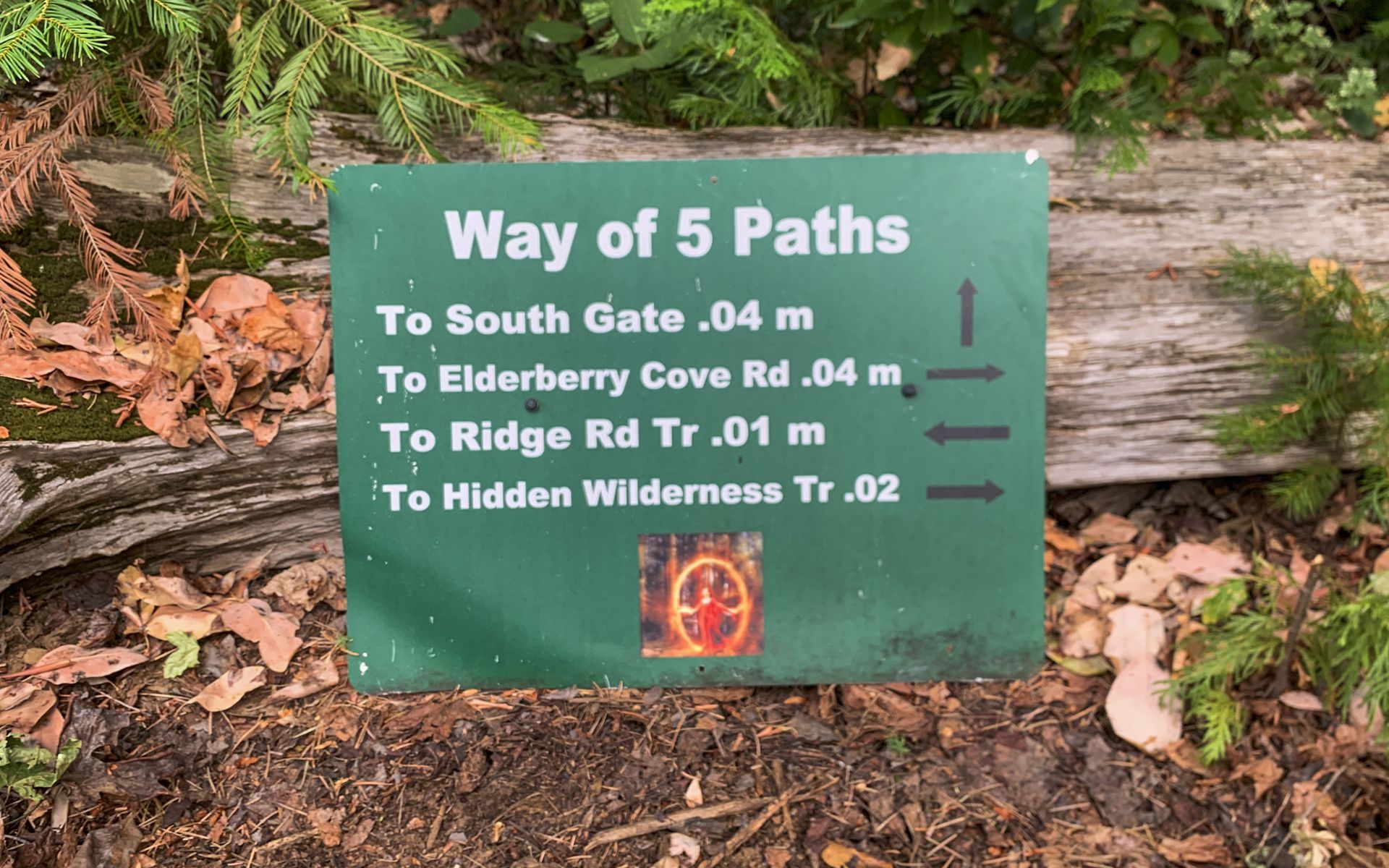 Many trails and paths abound at the Wisdom Retreat Center