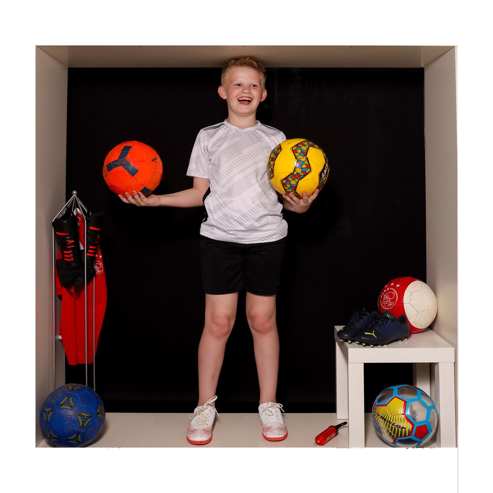 voetbal in the box