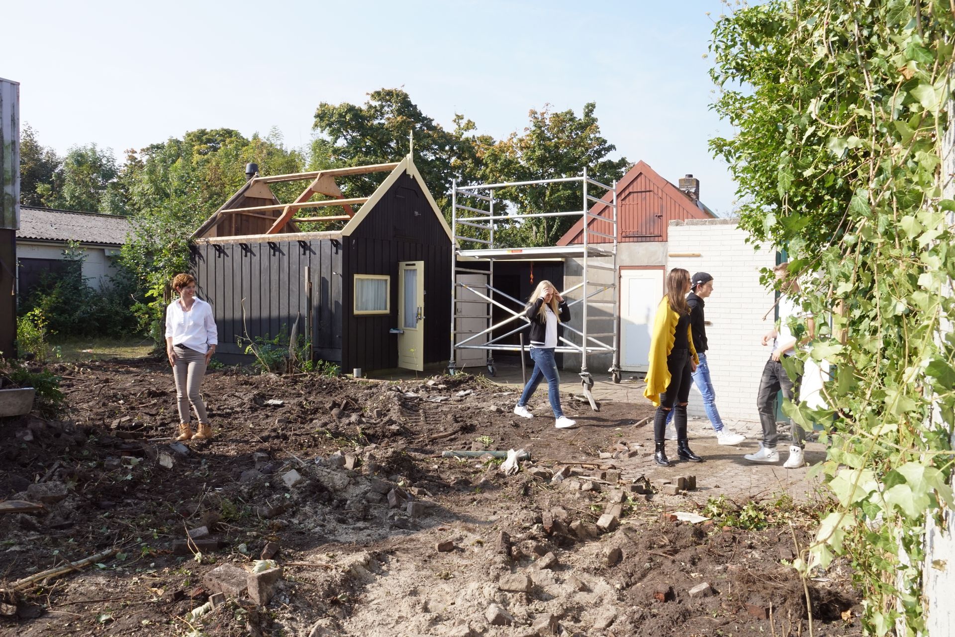 mijn meest bijzondere fotoshoot, fotoshoot op bouwplaats
